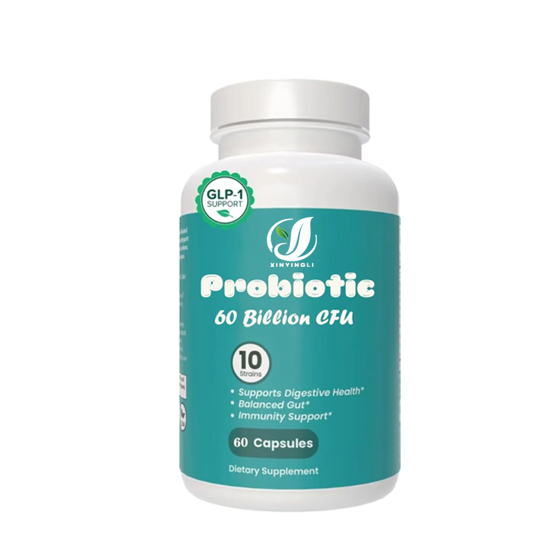 Probiotic 60 Billion - プロバイオティクス 600億コロニーユニット - 10種類の菌株+プレバイオティクス - 免疫、消化、腸内健康をサポート、ベジタリアン対応