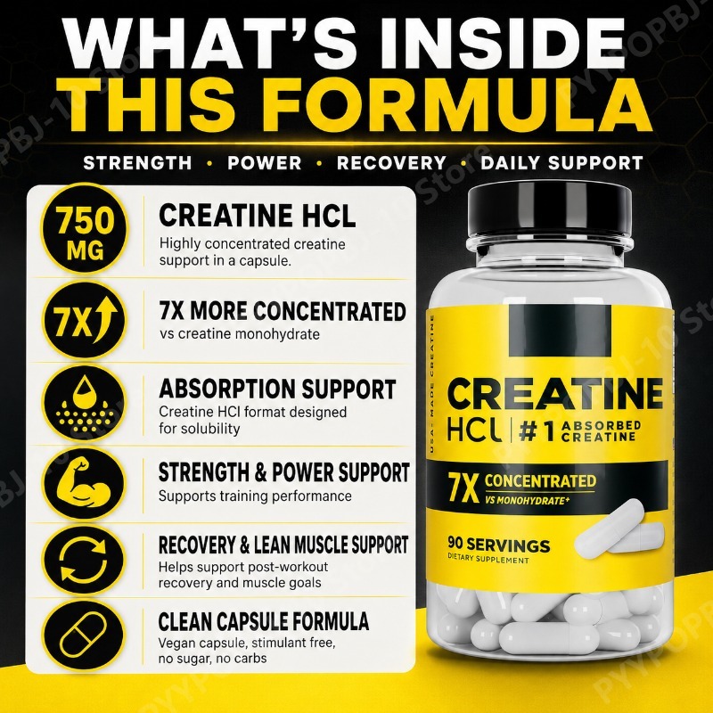 クレアチンHCl 750mg 90カプセル フィットネス筋肉 - Fitness With Nutrition のレビューと価格
