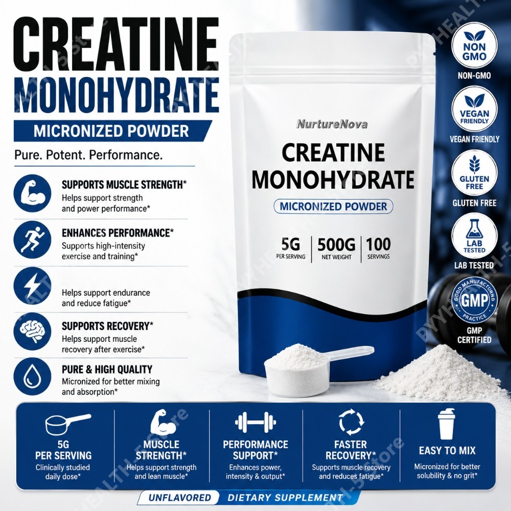 微粉化クレアチンモノハイドレートパウダー 500g、100回 - Creatine Monohydrate Powder のレビューと価格
