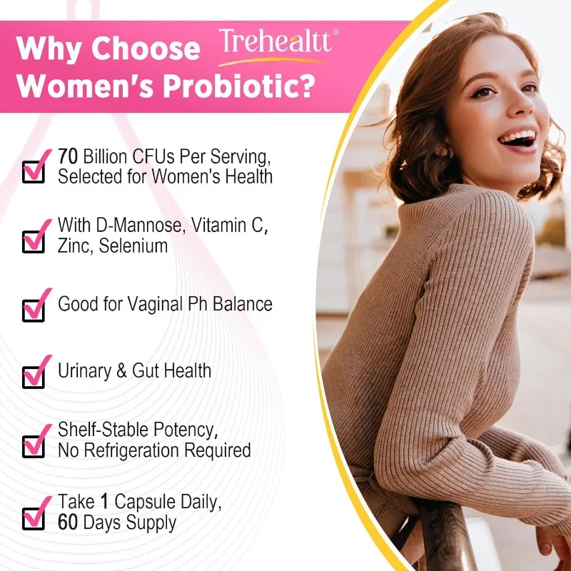 700億CFUの膣用プロバイオティクス、pHバランスを整えた - Probiotic 60 Billion のレビューと価格