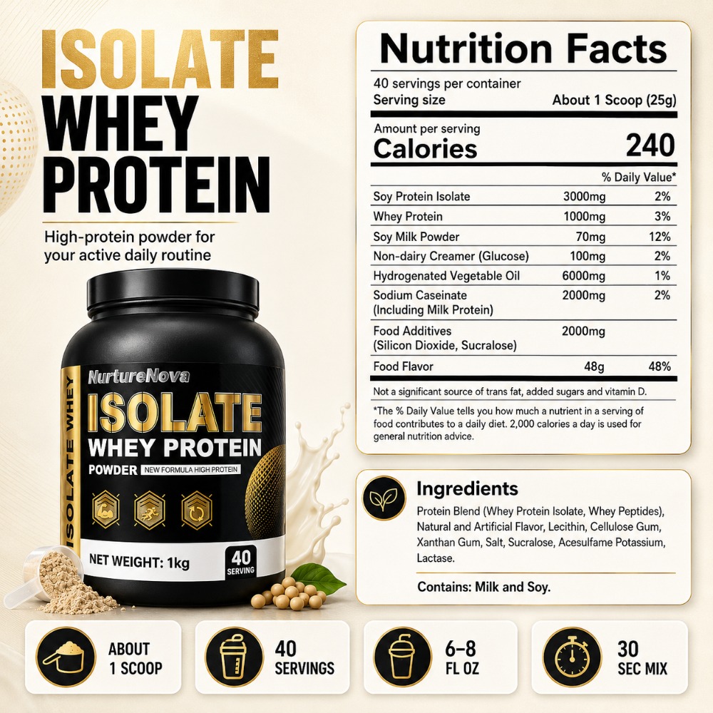 ナーターノヴァ アイソレート ホエイプロテインパウダー 1k - Fitness Nutrition Whey Protein のレビューと価格