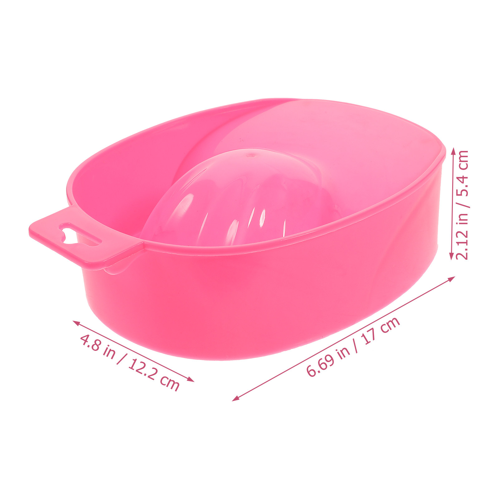 4個入りプラスチック製ネイルケアソーキングトレイ、ネイルトリ - Nutrition & Fitness Class のレビューと価格