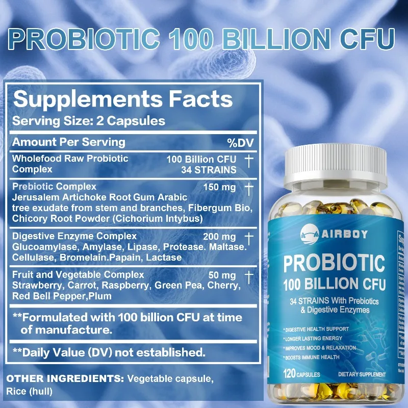 プロバイオティクス 1000億CFU - 腸内フローラのバラ - Probiotic 60 Billion のレビューと価格