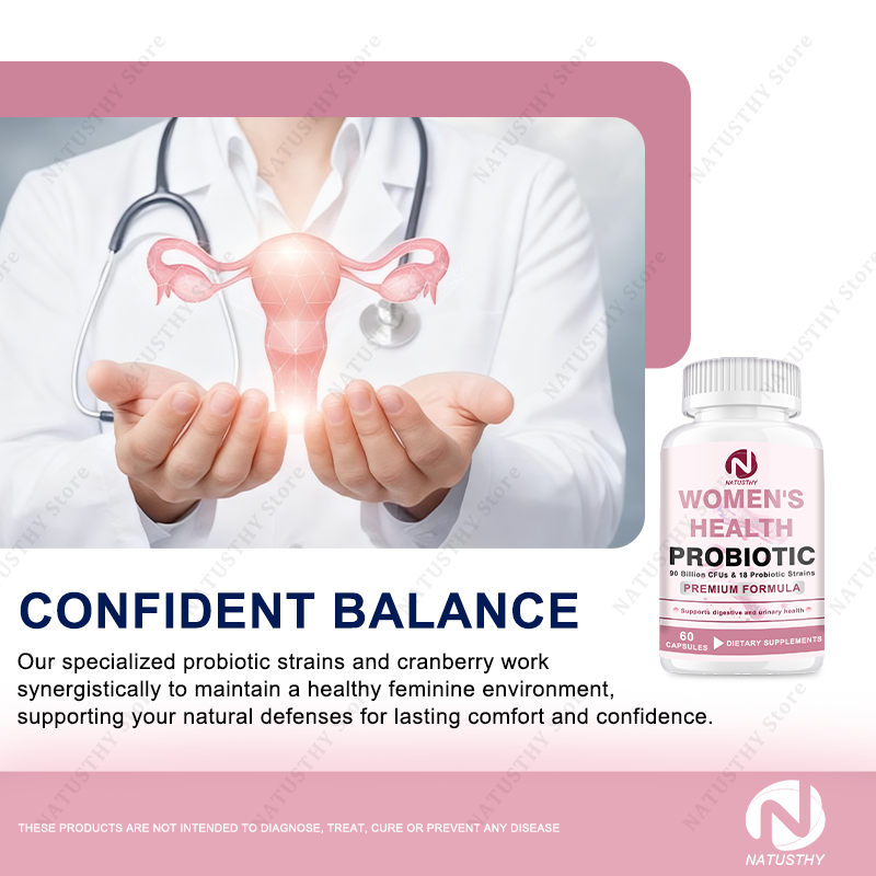 女性向けに特別に設計された12種類のプロバイオティクス菌株と - Probiotic 60 Billion のレビューと価格