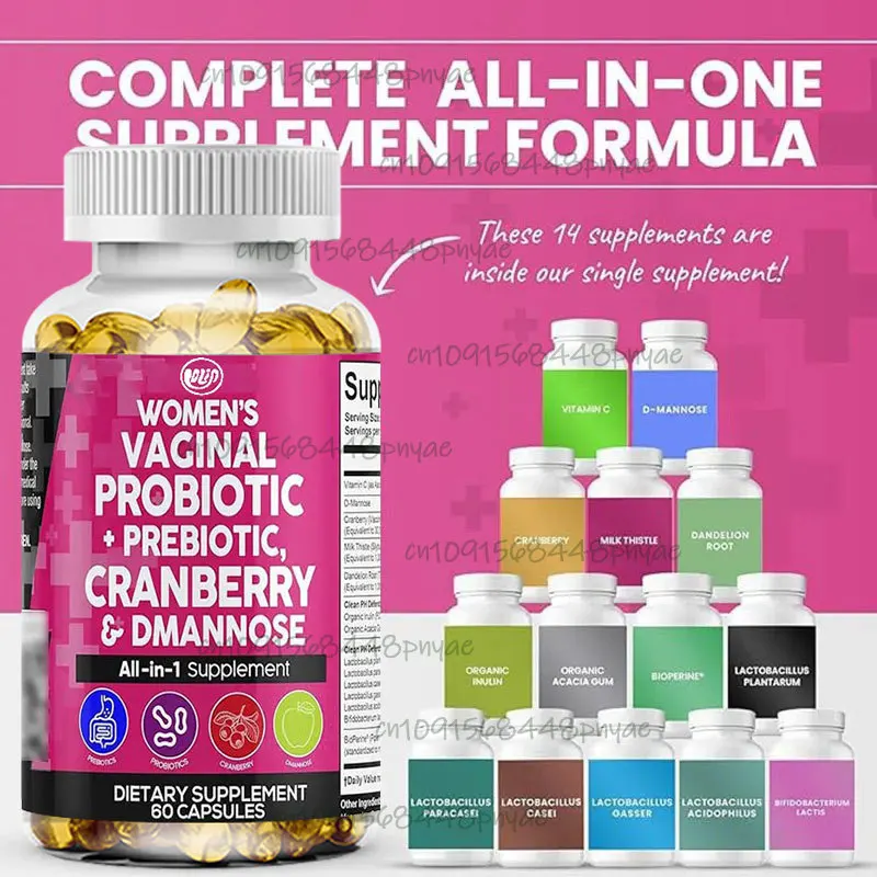 60カプセル 女性用プロバイオティクス+プレバイオティクス  - Probiotic 60 Billion のレビューと価格