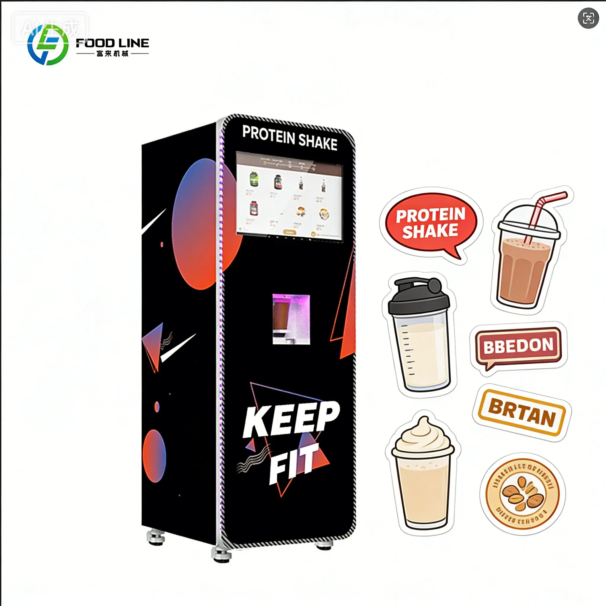 栄養自動販売機全自動プロテインシェイク製造装置フィットネスセ - Nutrition Fitness Center のレビューと価格