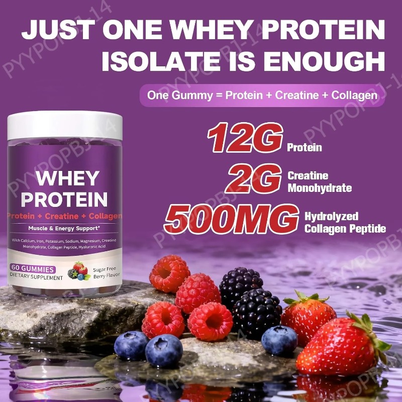 プロテイングミ（ホエイ、クレアチン、コラーゲン配合）12gプ - Fitness Nutrition Whey Protein のレビューと価格