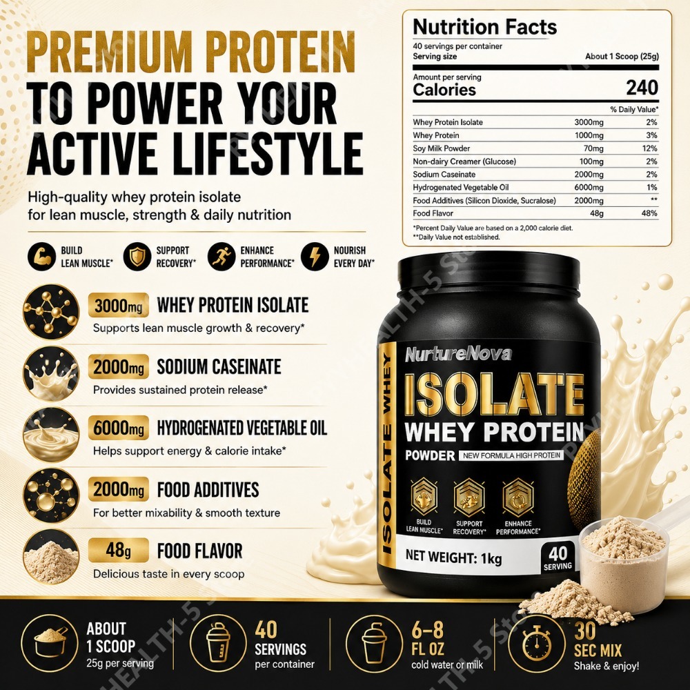アイソレートホエイプロテインパウダー 1kg 高タンパク質ス - Fitness Nutrition Whey Protein のレビューと価格