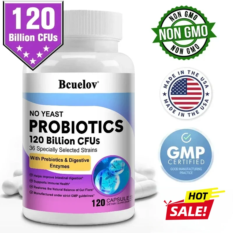 消化器の健康プロバイオティクス 1 兆 20 億 CFU プ - Probiotic 60 Billion のレビューと価格