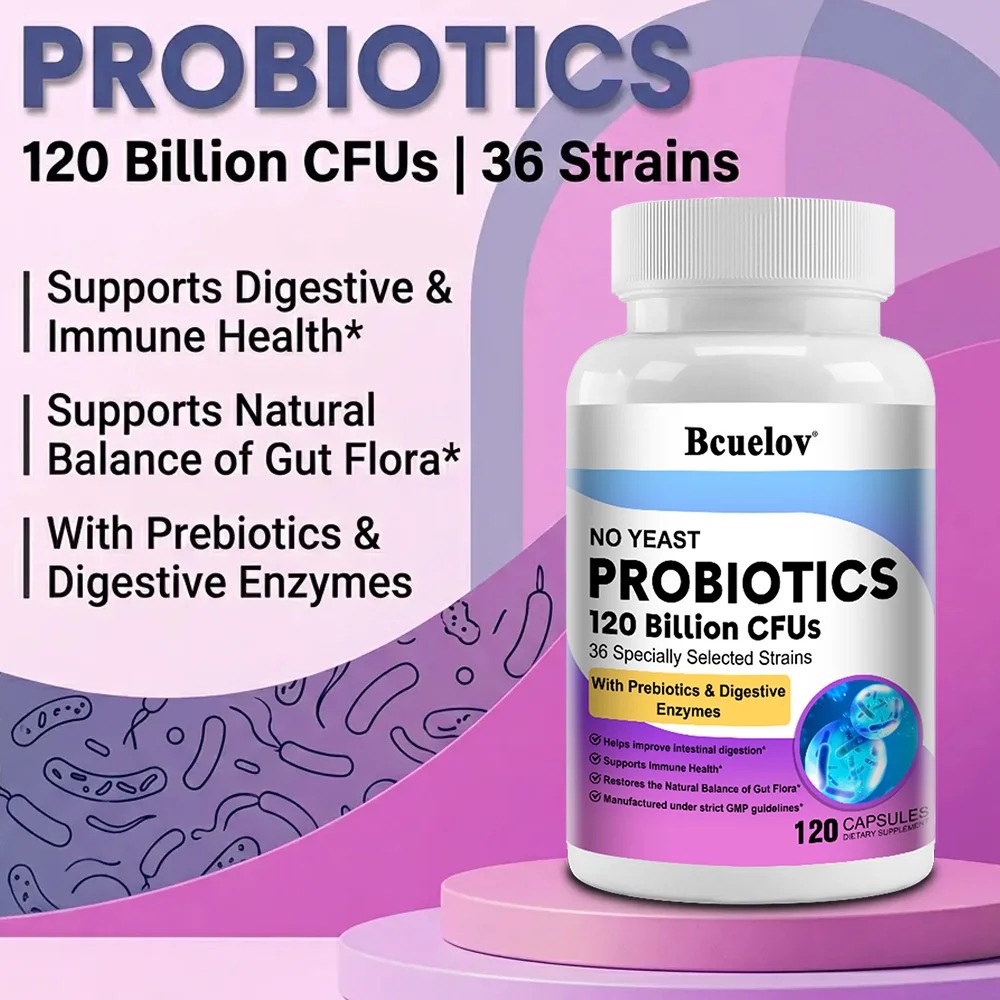 オーガニック酵素プロバイオティクスカプセル 1200億CFU - Probiotic 60 Billion のレビューと価格